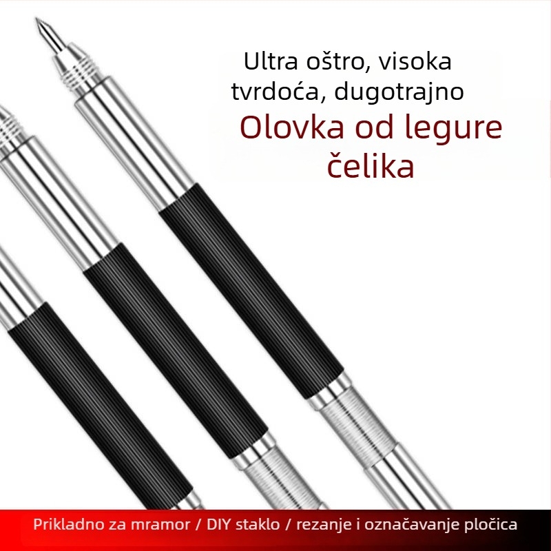 Igla za označavanje u obliku olovke, s čvrstim legura glavom za keramičke pločice – kućna upotreba