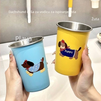 Par magnetskih čašica za zube ispod ormarića sa ogledalom