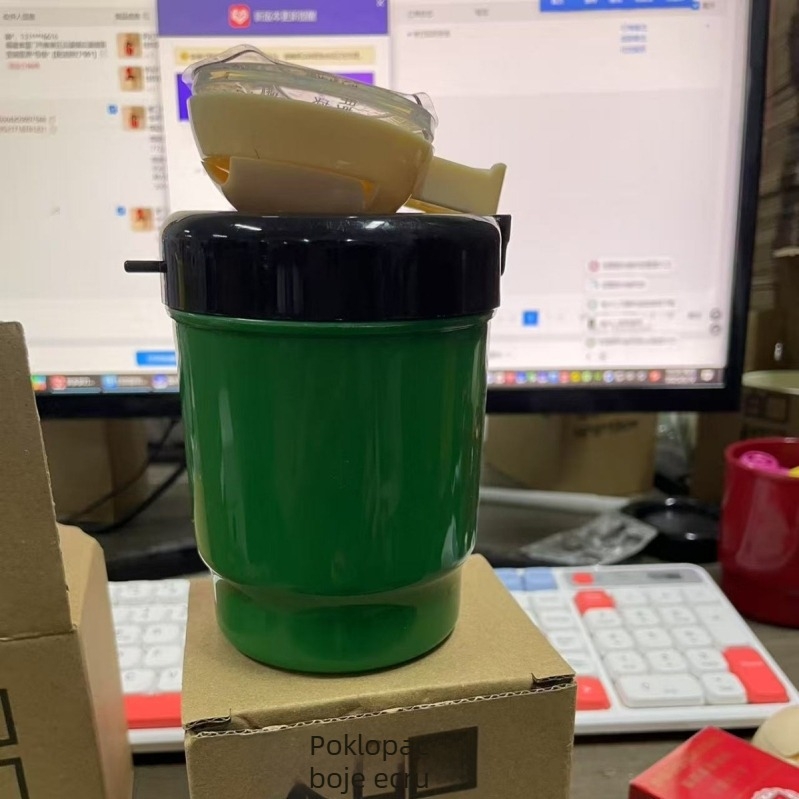 Držač četkica za zube sa setom čašica za ispiranje usta, plastični, zidni, antibakterijski