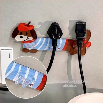 Akrilni držač za četkice za zube — bez bušenja, držač s utorom za karticu, višenamjensko skladištenje