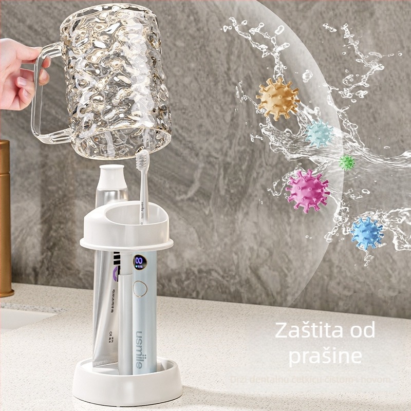 Držač za četkice za zube, plastični, skladištenje, prilagodljivo, kutija 60 komada