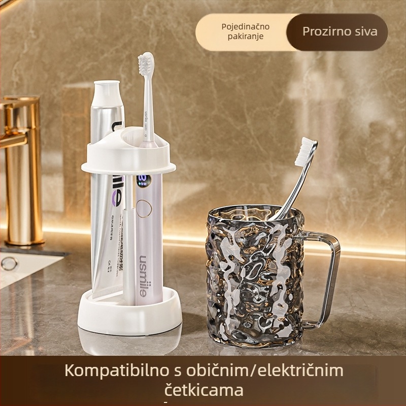 Držač za četkice za zube, plastični, skladištenje, prilagodljivo, kutija 60 komada