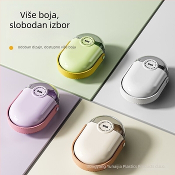 ABS kutija za sapun s poklopcem, zidna montaža, prijenosna za putovanja, 200 komada