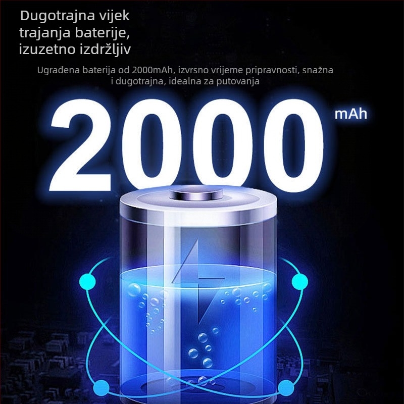 Držač za četkice za zube s UV sterilizacijom, automatska dezinfekcija, zidna montaža bez bušenja (Es901a)