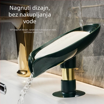 Dvoslojna kutija za sapun, bez bušenja, bez odvodnje, s usisnom čašom za kupaonicu