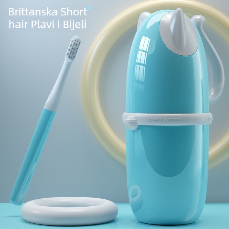 Držač četkice za zube s kutijom za pohranu – Plastika, prilagodljiv, otisak logotipa, za četkice i pastu za zube, branda: wwestwood