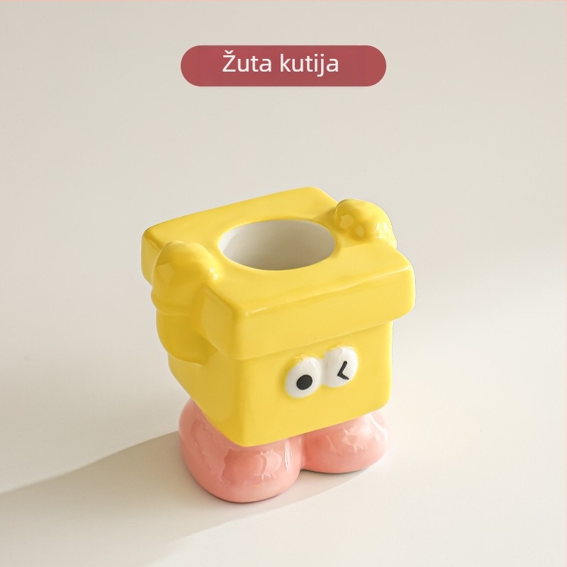 Jingya keramički držač za četkice, montaža bez bušenja, alternativni načini ugradnje, držač za četkice