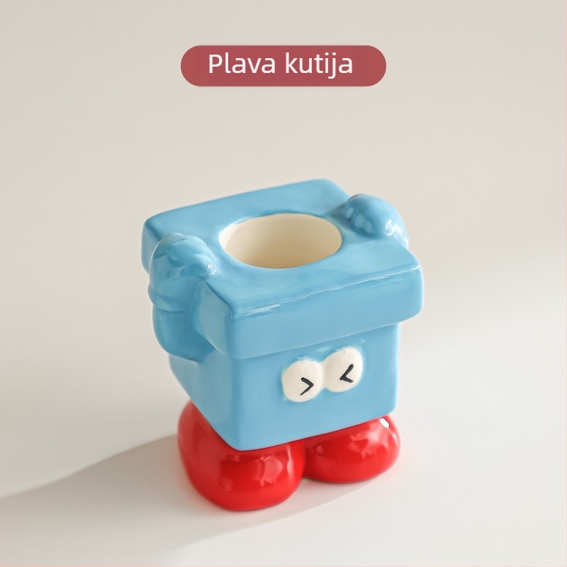 Jingya keramički držač za četkice, montaža bez bušenja, alternativni načini ugradnje, držač za četkice