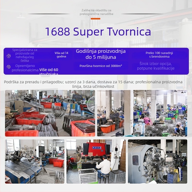 Zidni držač sapuna od 304 nehrđajućeg čelika s kukom, jednoslojni, s usisnom čašom