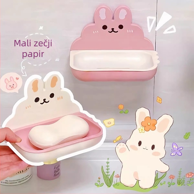 Zeko zidni držač sapuna - velike veličine, PP materijal, bez poklopca, bez usisavanja, pakiranje 200 kom