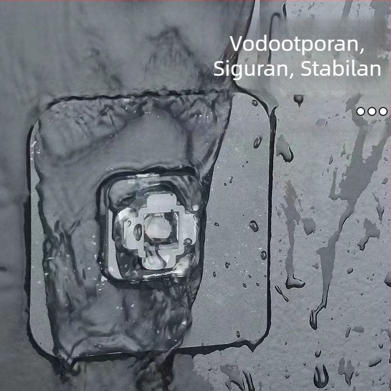 Sapunska posuda s ljepilnim kukom za pločice – ABS plast