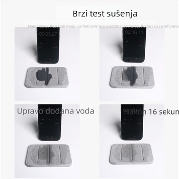 Sapun od diatomita za kupaonicu – upija vlagu i brzo se suši; bez poklopca; uključuje 2-pakiranje brtvila; moguć tisak logotipa