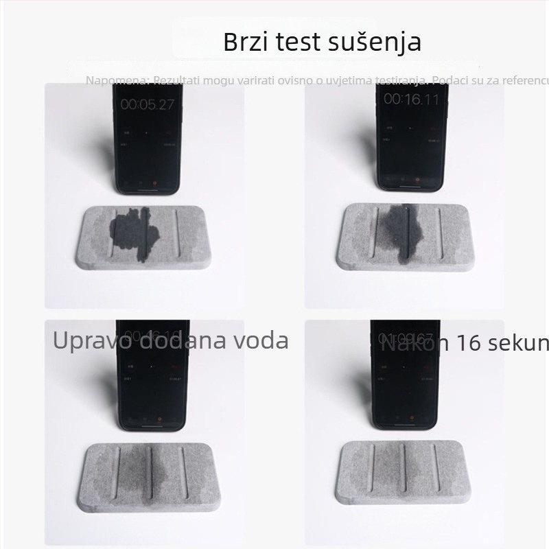 Sapun od diatomita za kupaonicu – upija vlagu i brzo se suši; bez poklopca; uključuje 2-pakiranje brtvila; moguć tisak logotipa