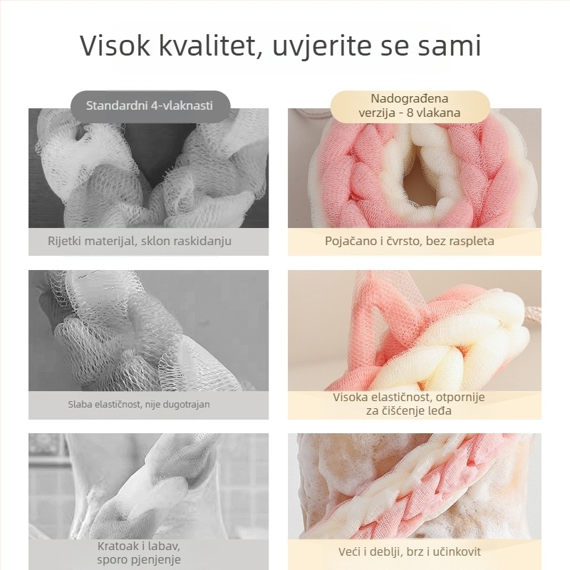 Kupaći cvijet s dugom trakom, mekani PE materijal, visoka kvaliteta, bez rasipanja