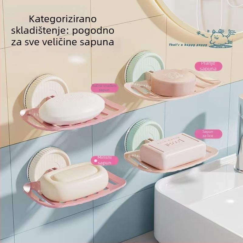 Sapnica za kupaonicu s usisnom čašom, bez bušenja | ABS materijal | 200 komada u kutiji | Mogućnost prilagodbe