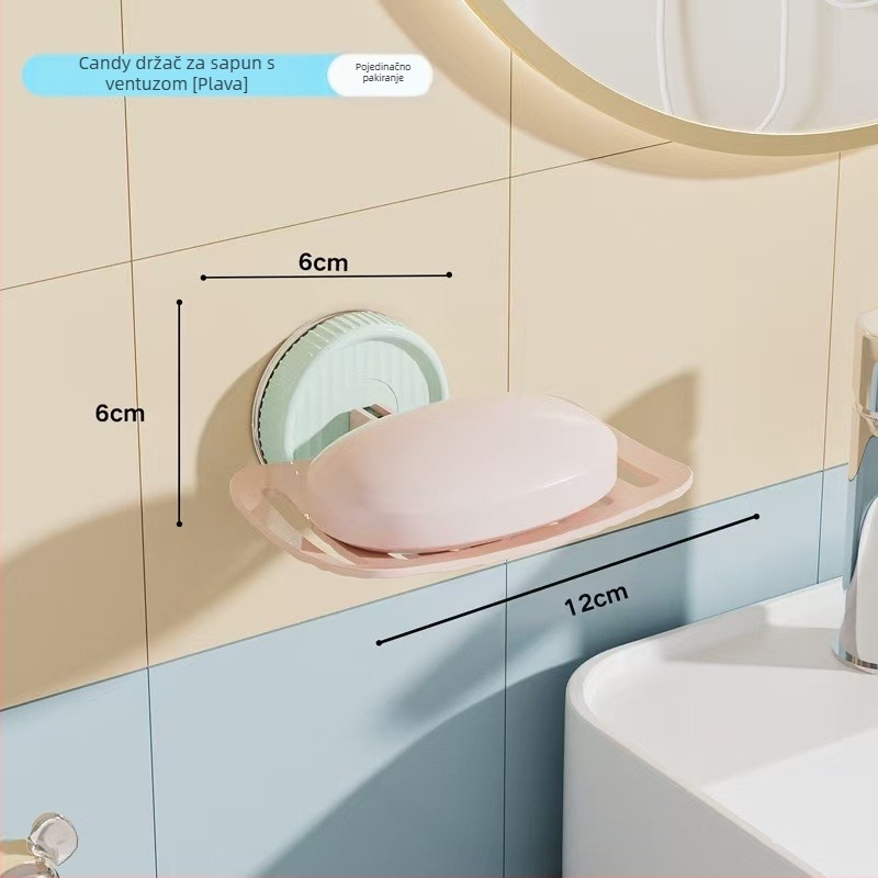 Sapnica za kupaonicu s usisnom čašom, bez bušenja | ABS materijal | 200 komada u kutiji | Mogućnost prilagodbe