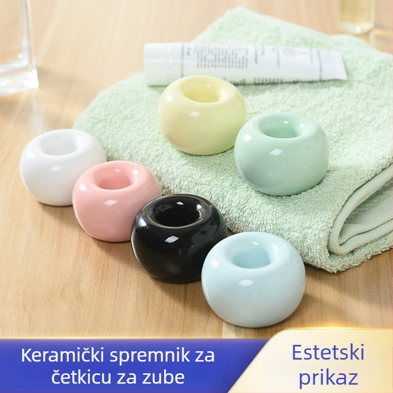 Držač za četkicu za zube, keramika, Morning Breeze, baza skladištenja, 300 kom./kutija, montaža drugim metodama