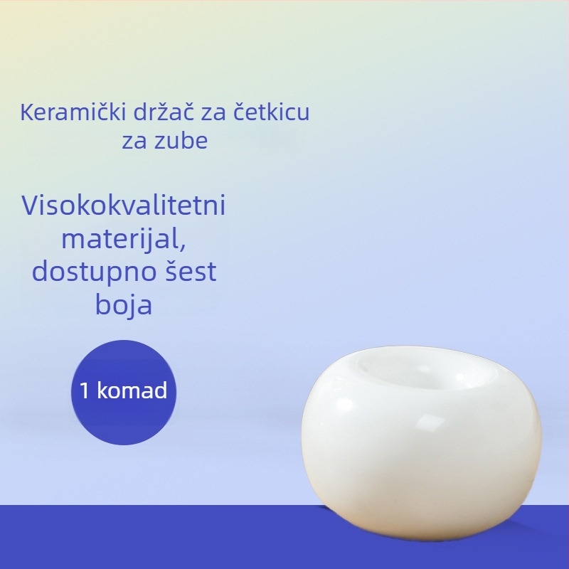 Držač za četkicu za zube, keramika, Morning Breeze, baza skladištenja, 300 kom./kutija, montaža drugim metodama