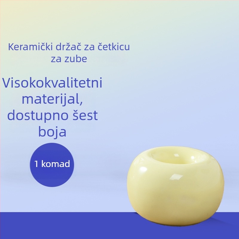 Držač za četkicu za zube, keramika, Morning Breeze, baza skladištenja, 300 kom./kutija, montaža drugim metodama