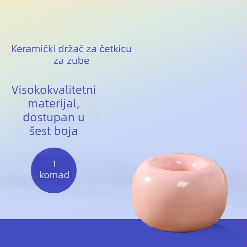 Držač za četkicu za zube, keramika, Morning Breeze, baza skladištenja, 300 kom./kutija, montaža drugim metodama