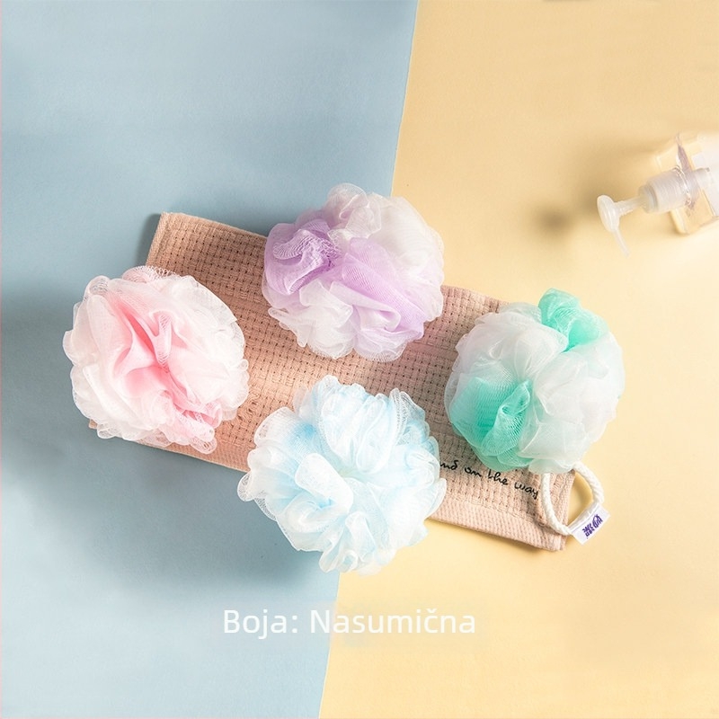 Miaojie Bath Flower, nježno pjenušava za kupanje, nježno čišćenje leđa, spužva za kupanje, PP materijal (Brand: Miaojie; Materijal: PP; Kategorija: Bath Flower; Namjena: Opća)