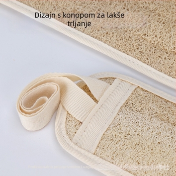 Loofah kupaonica krpa – eksfolijacijski alat za tijelo, opća upotreba, marka On the original ridge