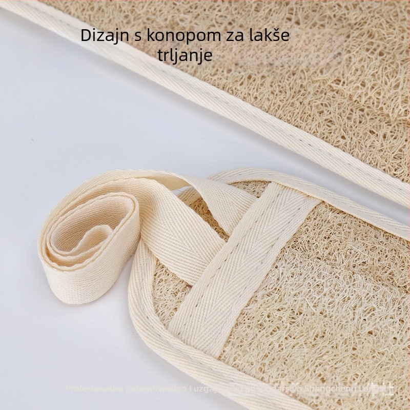 Loofah kupaonica krpa – eksfolijacijski alat za tijelo, opća upotreba, marka On the original ridge