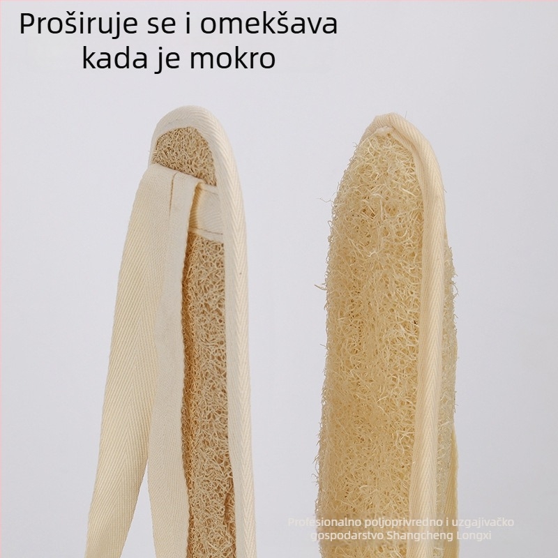 Loofah kupaonica krpa – eksfolijacijski alat za tijelo, opća upotreba, marka On the original ridge