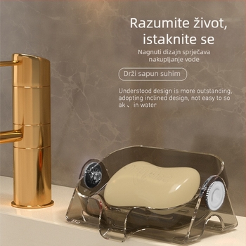 Držač sapuna za kupaonicu – plastika, bez prisavke, bez poklopca, prilagodba dostupna, privatna etiketa spremna