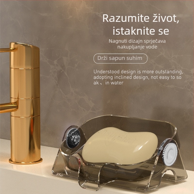 Držač sapuna za kupaonicu – plastika, bez prisavke, bez poklopca, prilagodba dostupna, privatna etiketa spremna
