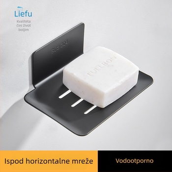 Držač sapuna za zid od aluminijske legure, model 111, 1 kom Nine Carvings