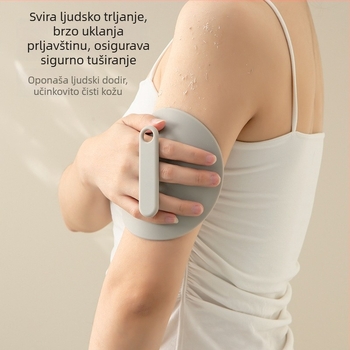 Prstni exfolijacijski alat za kadu, silikonski scrubber za leđa, univerzalna primjena, pakiranje 200 kom.