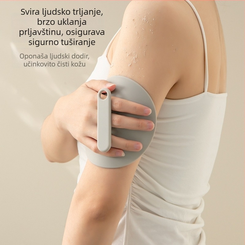 Prstni exfolijacijski alat za kadu, silikonski scrubber za leđa, univerzalna primjena, pakiranje 200 kom.