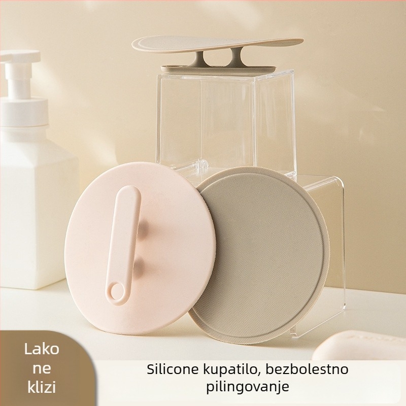 Prstni exfolijacijski alat za kadu, silikonski scrubber za leđa, univerzalna primjena, pakiranje 200 kom.