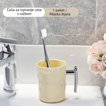 Držač za četkice za zube s usisnim držačem, zidni, plastični, za pohranu, bez bušenja