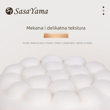 Sasayama Četka za tuširanje s dugačkom drškom, mekane dlačice, dizajn mačje šape, za čišćenje leđa i nježno kupanje, nano velur završna obrada