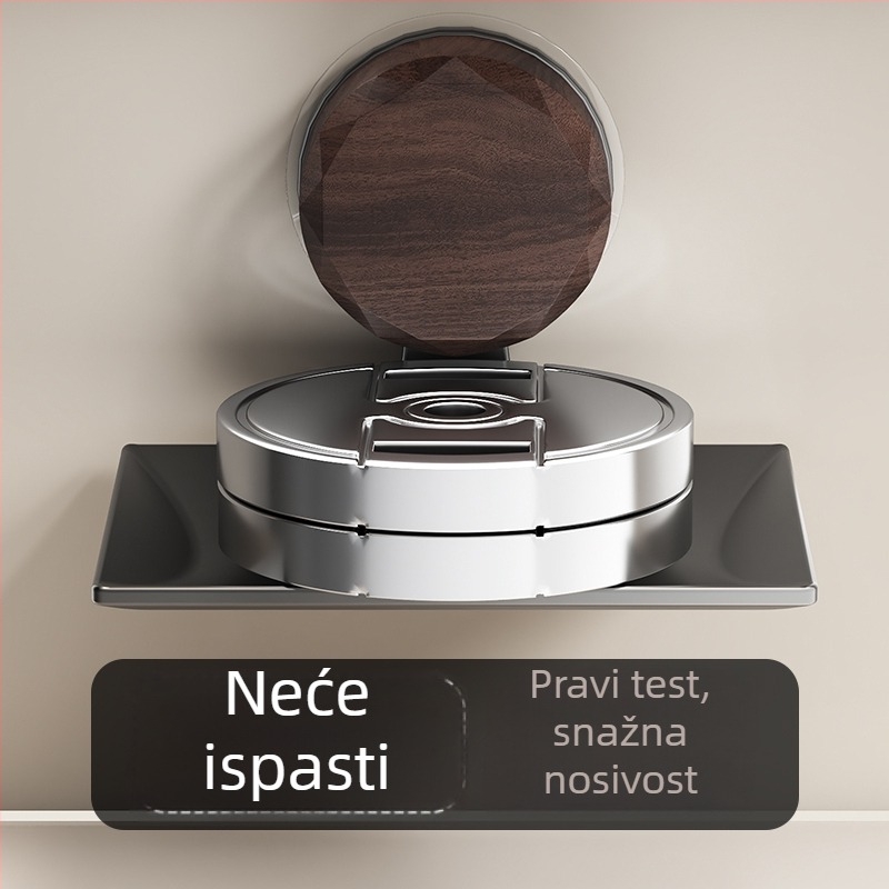 Zidna kutija za sapun od karbonskog čelika, s poklopcem, bez bušenja
