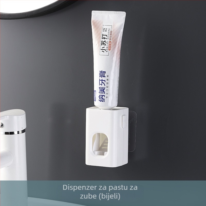 Plastični držač četkica za zube, montaža bez bušenja, alternativni načini obješivanja, marka Channel formed