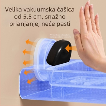Zidni držač sapuna s ventuzom, odvodom, bez bušenja, mogućnost tiskanja logotipa