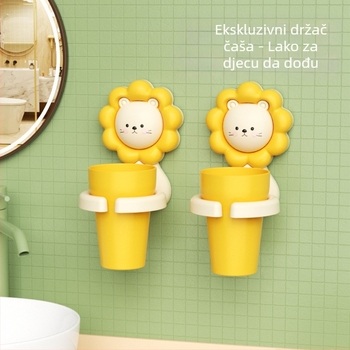 Set držača četkica za zube sa suction cup, od plastike, mogućnost ispisa logotipa, 72 komada, Alcoco marka