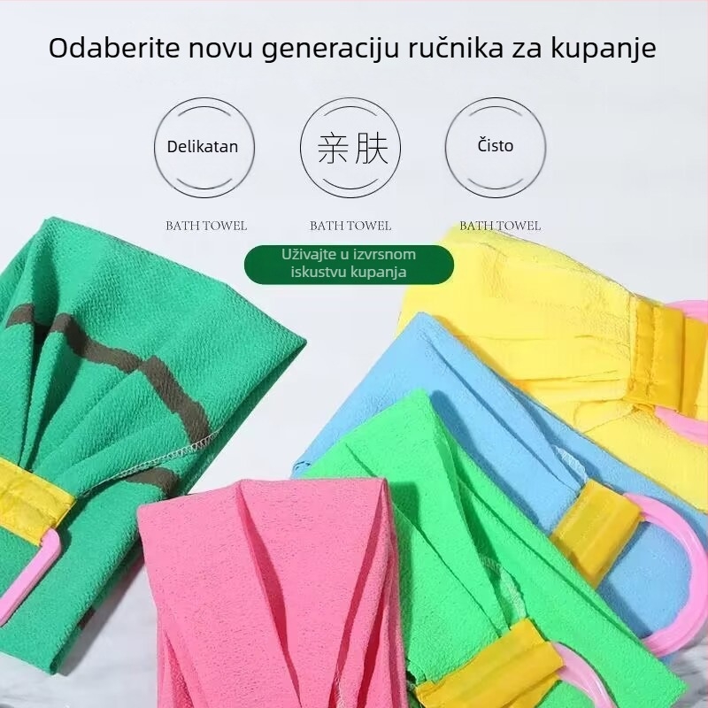 Ekstra duga ručnik za čišćenje leđa, poliesterska, univerzalna uporaba, kutija od 1000 komada