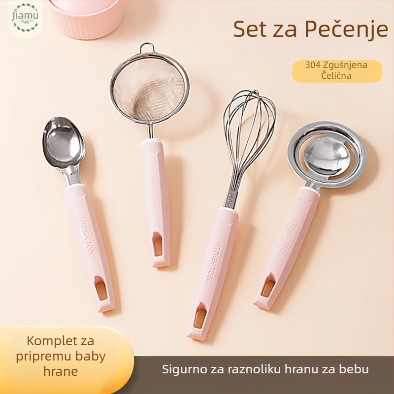 Odvajanje bjelanjka od nehrđajućeg čelika za dječju hranu – filtr tekućeg jaja, modern dizajn