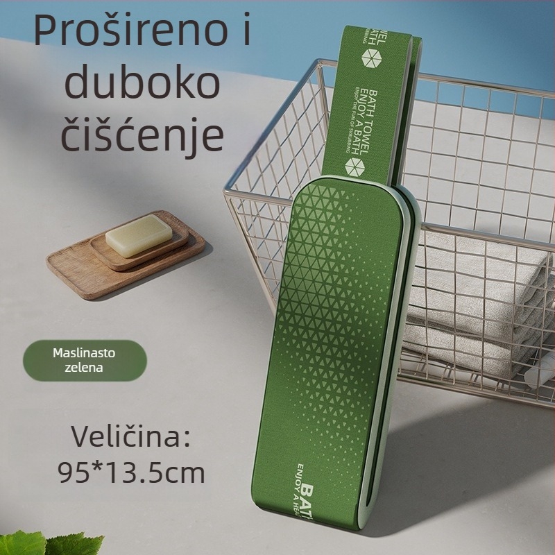 Dvostruka široka četka za kupanje – kućna uporaba, četka za leđa, prilagodljiva masažna četka