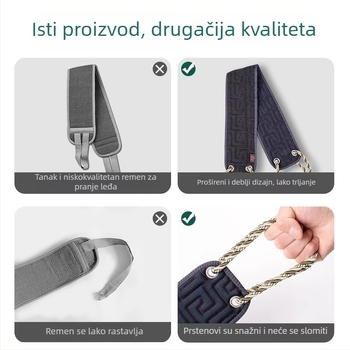 Krpa za tuširanje leđa s grubom teksturom za odrasle