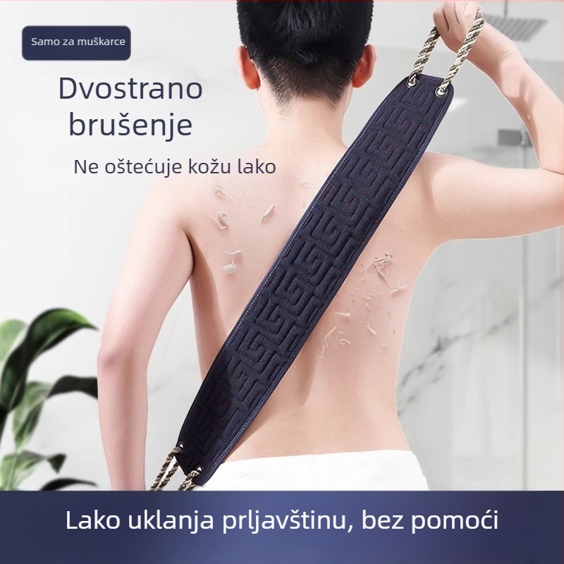 Krpa za tuširanje leđa s grubom teksturom za odrasle
