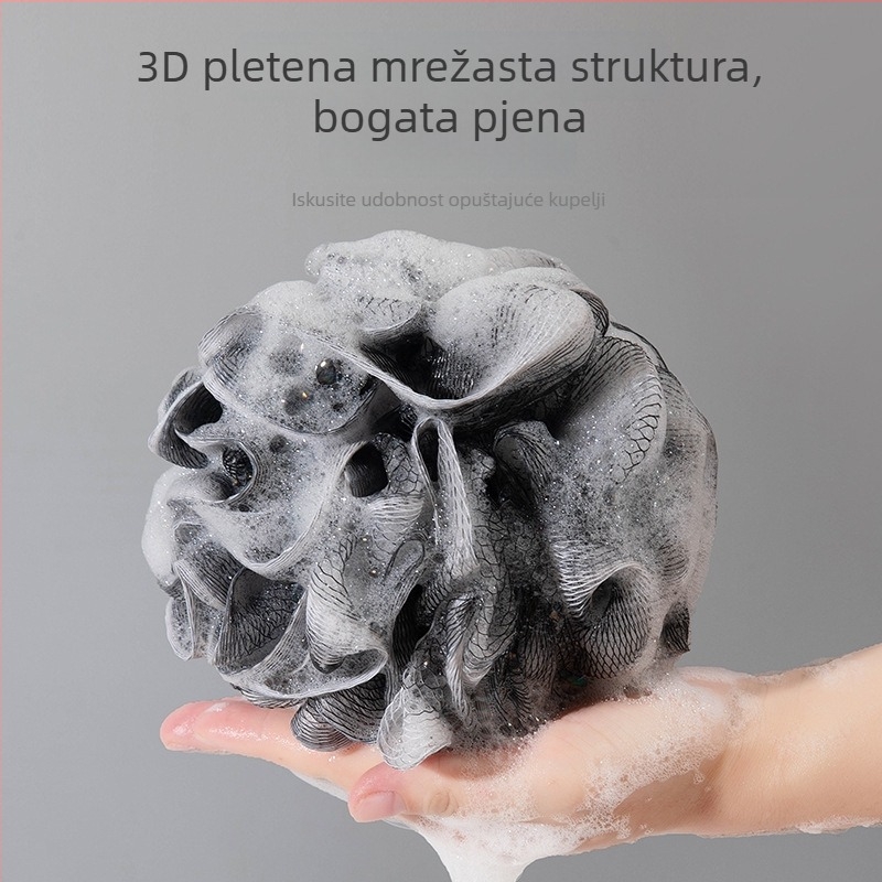 Muška lopta za kupanje s PVA-om, pjenujući kupaonski cvijet