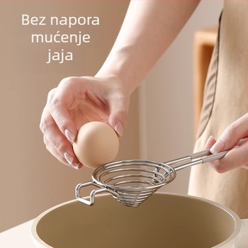 Nerđajući čelični odvajač bjelanjka i žumanjka - ručni kuhinjski alat za domaću upotrebu, YQ, moderni minimalistički dizajn