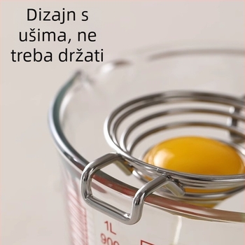 Nerđajući čelični odvajač bjelanjka i žumanjka - ručni kuhinjski alat za domaću upotrebu, YQ, moderni minimalistički dizajn