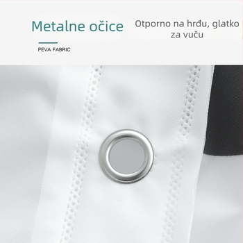 Moderna minimalistička PEVA zavjesa za tuširanje, vodootporna zavjesa za kupaonicu, uzorak kapljica vode