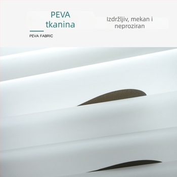 Moderna minimalistička PEVA zavjesa za tuširanje, vodootporna zavjesa za kupaonicu, uzorak kapljica vode